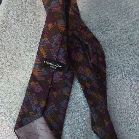 Christian Dior Monsieur 100% Silk Multicolor Tie - Picture 2 of 7